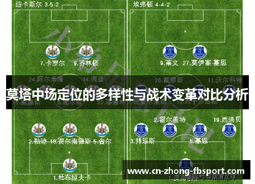 莫塔中场定位的多样性与战术变革对比分析